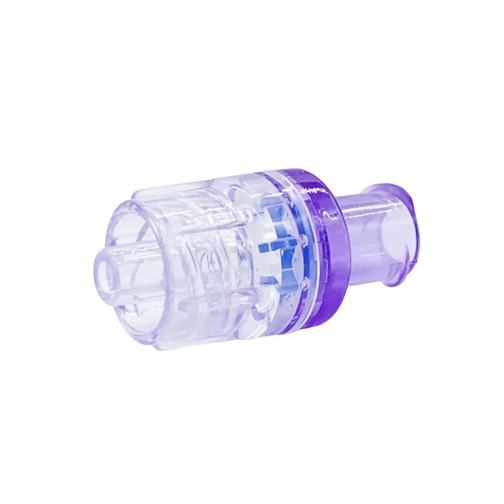 10 PCS Medical Equipment Disposable Medical PVC One Way Valve Flow Control Valve