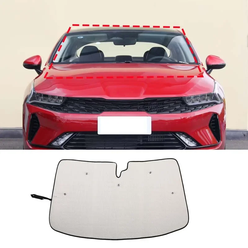 

For KIA K5 DL3 2020-2023 Car Styling Windshield Sunshade Front Window Sun Shade Visor Auto Interior Accessories