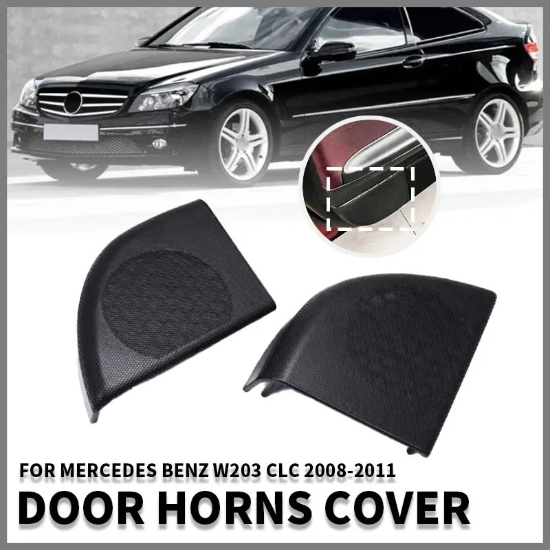 

New Car Hand Door Side Door Speaker Cover Trim Horns Cover For Mercedes For Benz W203 CLC Coupe 2Dr A20372703889051 ABS Plastic