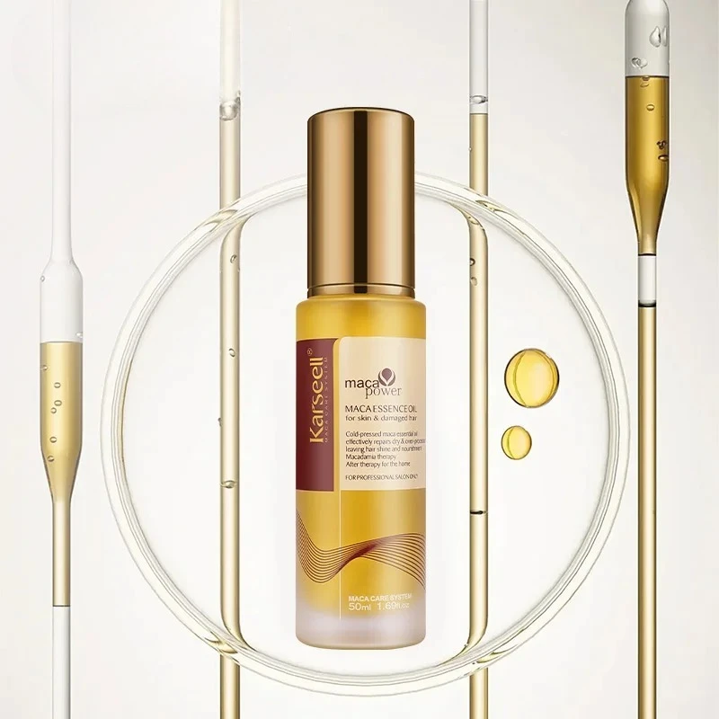 زيت الأركان المغربي لشفاء الشعر، مصل الشعر بزيت الأركان المضغوط على البارد بدون وزن للشعر الجاف التالف #6