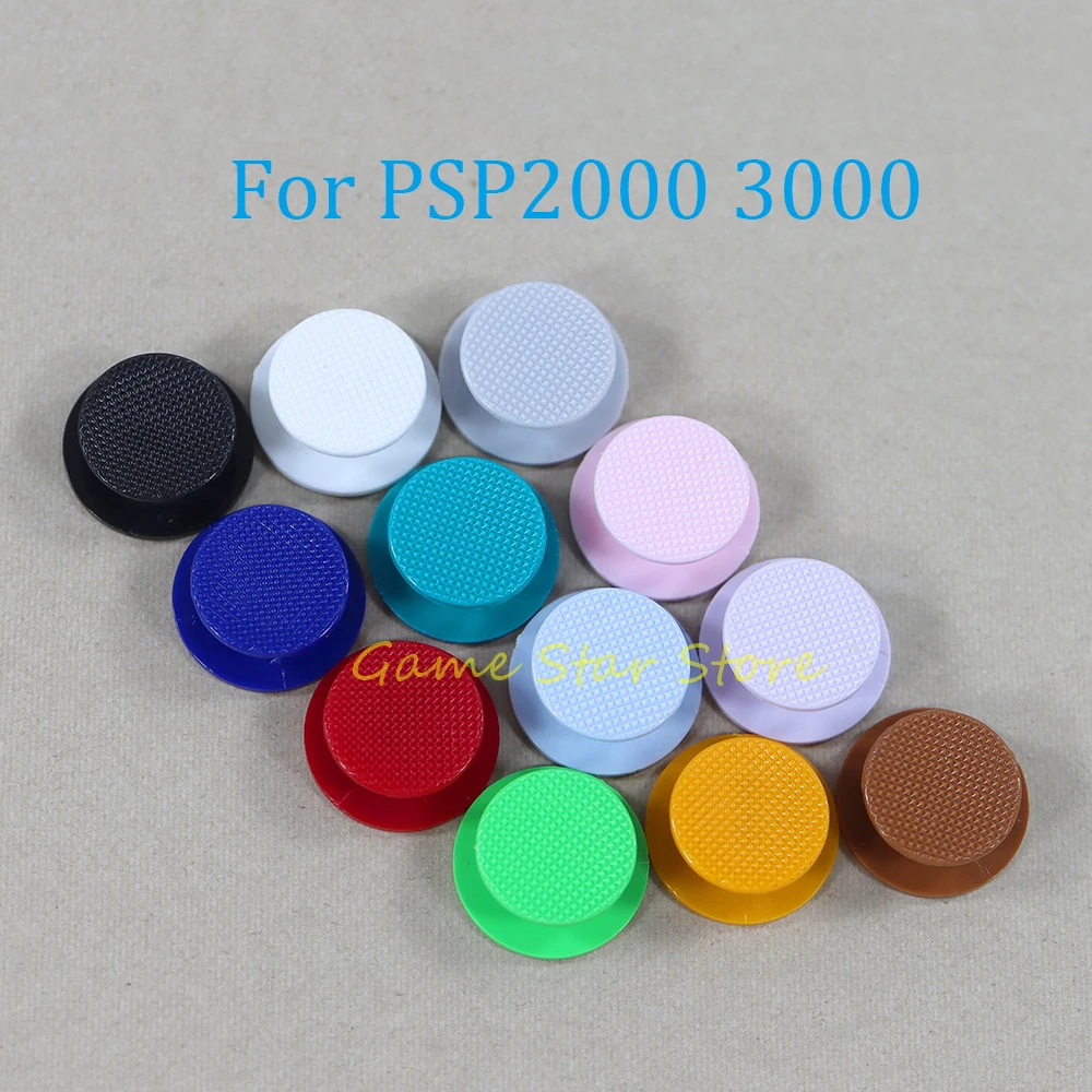 10pcs For PSP 2000 3000 Analoge Joystick Cap Cover Button Repalcement Part For PSP2000 PSP3000 Game Console