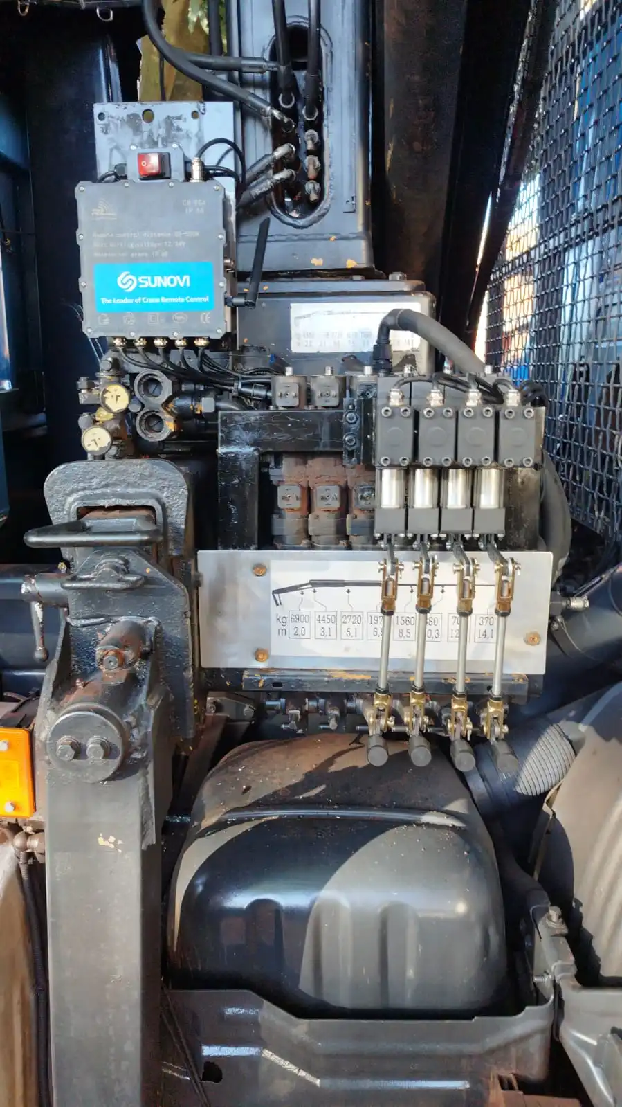 5-joy wireless remote proportional hydraulic valve truck crane remote controller, drilling rig/skid steer loader