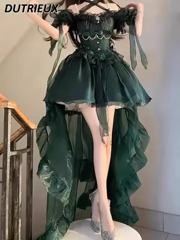 10 best sales grön lolitaklänning - №4