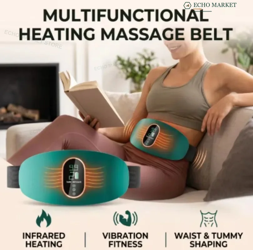 Ceinture de massage amincissante rechargeable pour la perte de poids, brûleur de graisse rapide, outil de beauté et de fitness, soulagement de la constipation