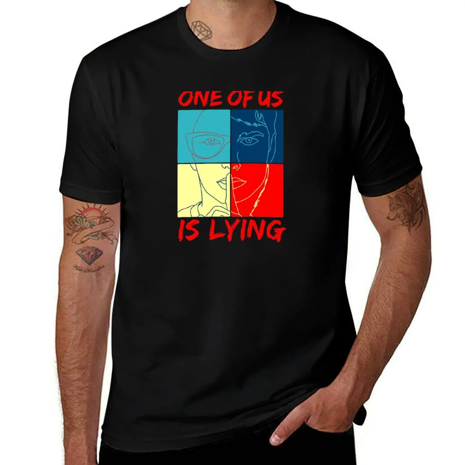 

One Of Us Is Lying sticker t-shirt shirt Karen M. McManus Livres Nominiert für den Deutschen Jugendliteraturpreis 2019 2 T-Shirt