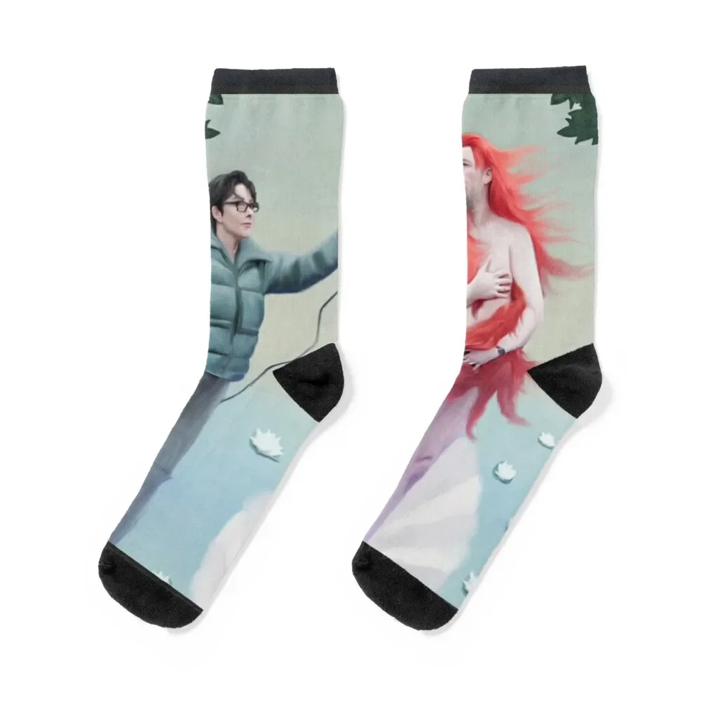 

The Birth of Little Alex Horne Socks Stockings cute golf colored Male Socks Women's