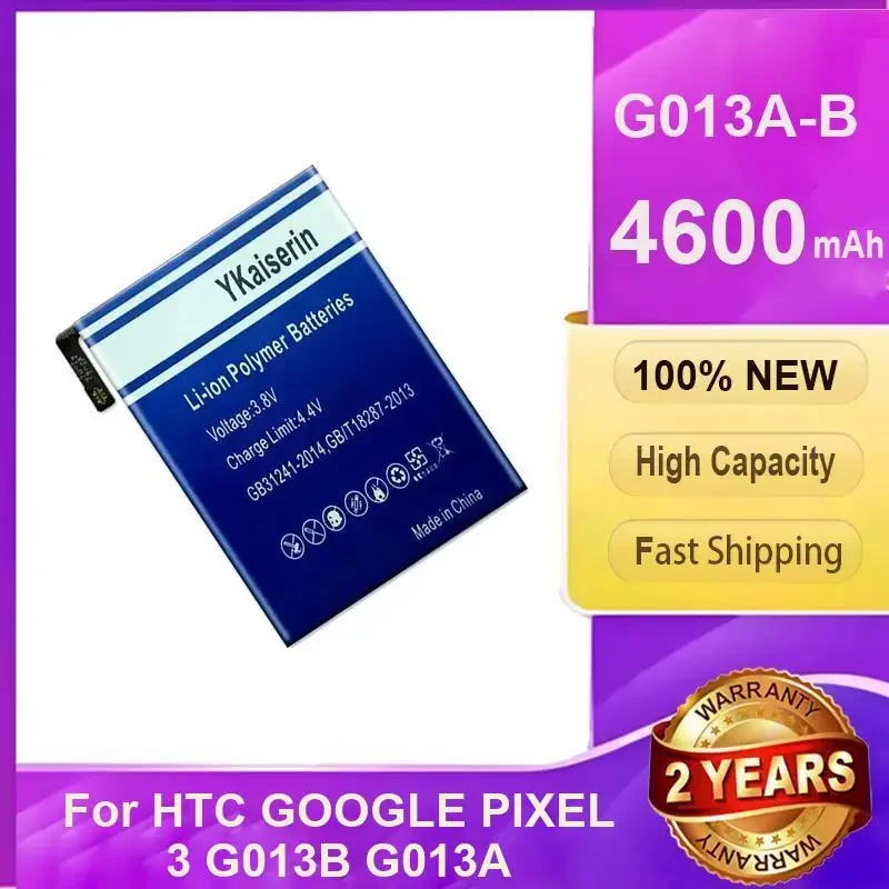 For Htc Google Pixel 3 G013B G013A Strong Compatibility G013A-B Mobile Phone Battery 4600mAh