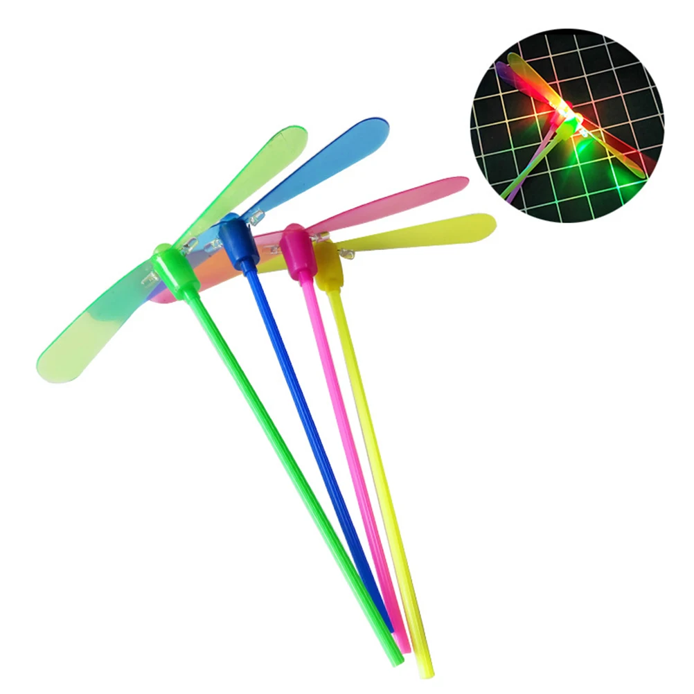 

20 Pcs Glowing Bamboo Dragonfly and Safe Toy Toys for Kids' Birthday Fun Manual Flying Teen Boys Exploration