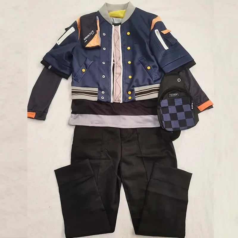 

Косплей Костюм Игра Zenles Zone Zero Мужчины ZZZ Мудрая одежда Униформа для ролевых игр для Хэллоуина Comic Cons; 3'v, 6.h; 8'