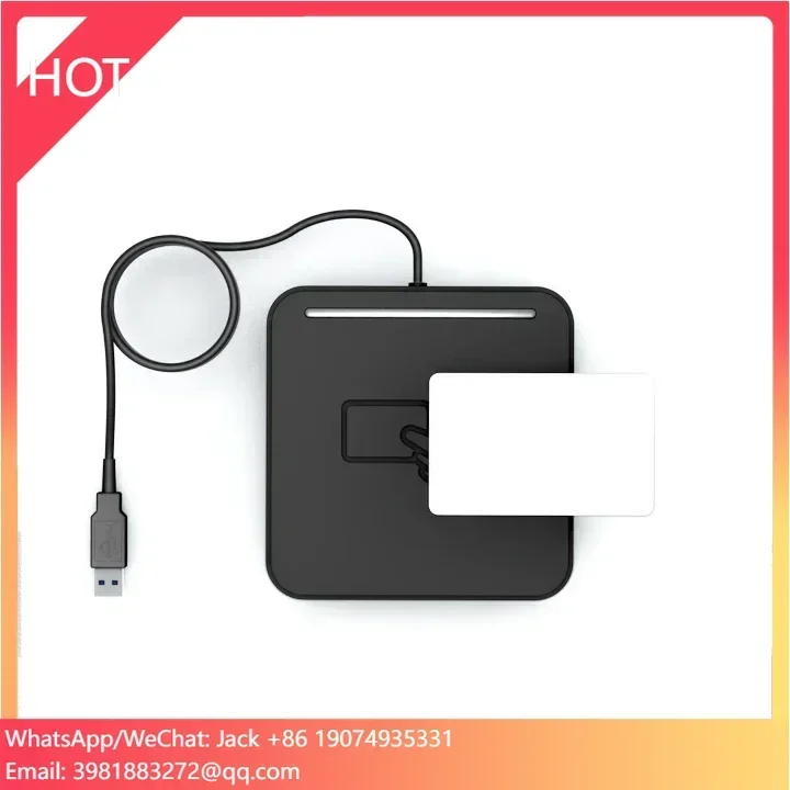 

13.56MHZ Door Access Control System IC Or ID Card Reader ISO/IEC14443 ISO/IEC15693 USB Card Issuer