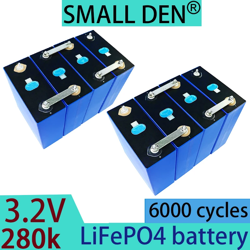 Grade A 3.2V 280k lithium iron phosphate battery 6000 deep cycle battery DIY 12V 24V 48V suitable for swimming boats and boats