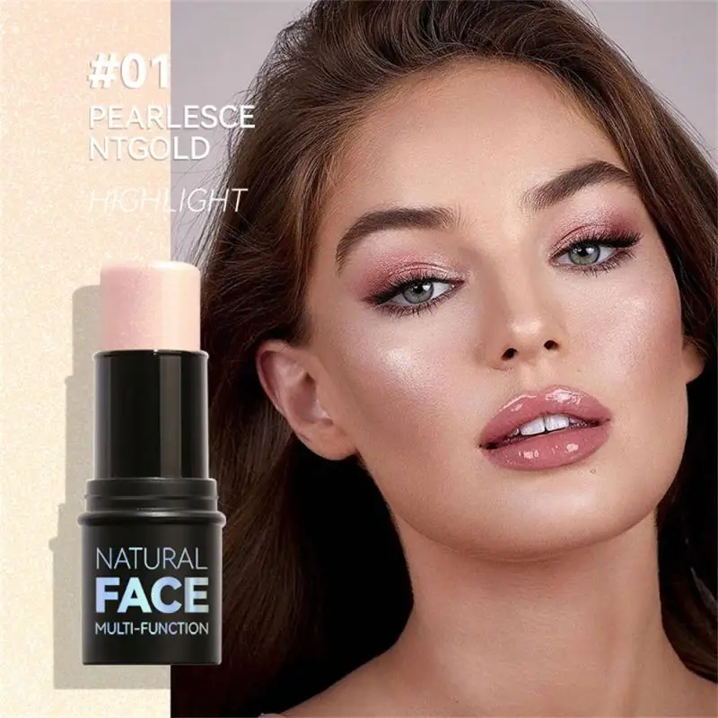 Resaltador multifuncional, bronceadores, colorete, palo, iluminador natural, crema para el rostro, contorno, resalte, rubor, maquillaje