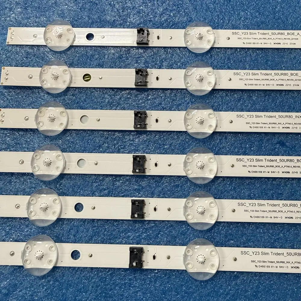 1set LED Backlight Strip 6LED For 50UR8000AUA 50UR7800PSB SSC Y23 SLIM TRIDENT 50UR80 EAV65056501