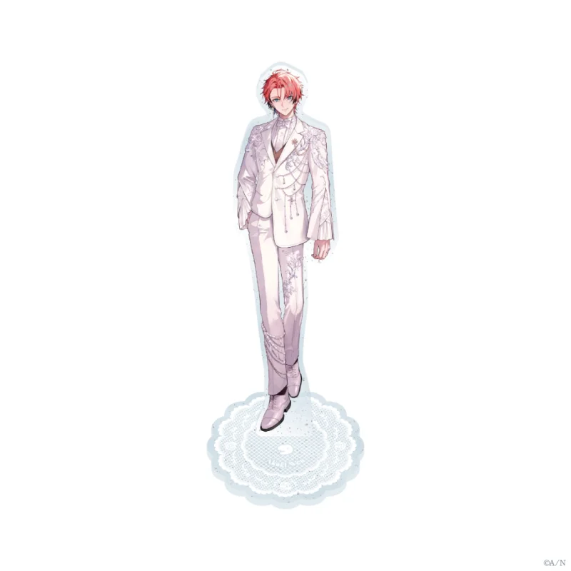 Nijisanji VTuber Luminous Marriage Planning Akagi Wen Acrylic Stand Model Plate Keychains Desktop Ornament Fans Gifts