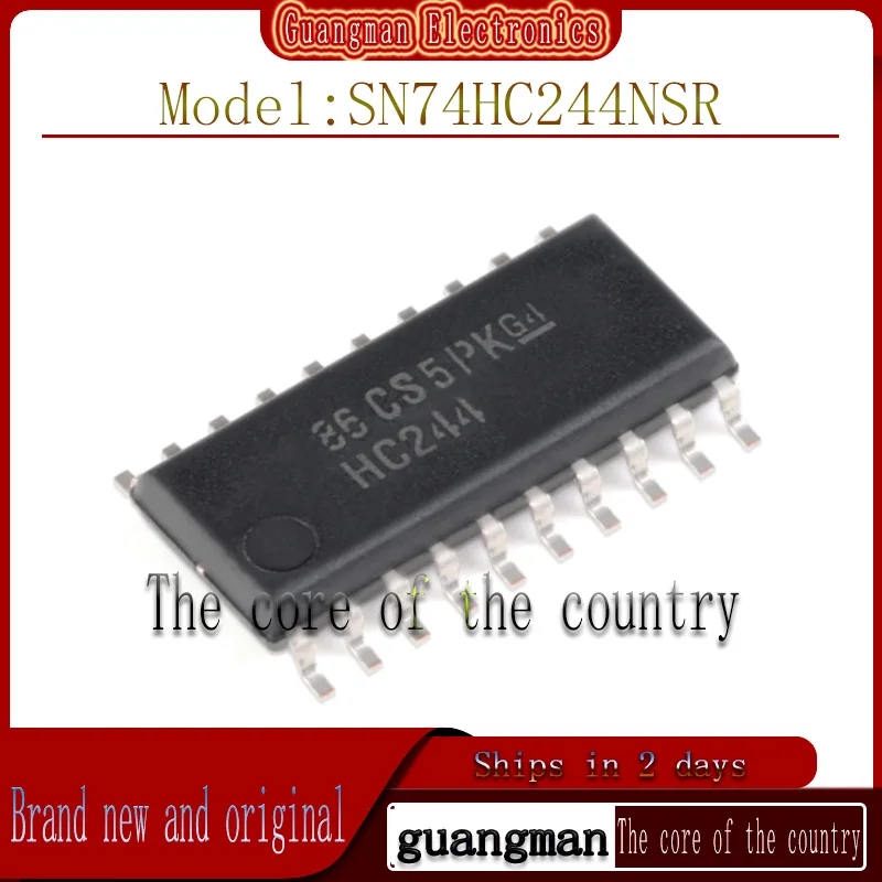 

30PCS SN74HC244NSR SOP20 Tri-state output eight-way buffer and line driver IC Imported in original packaging