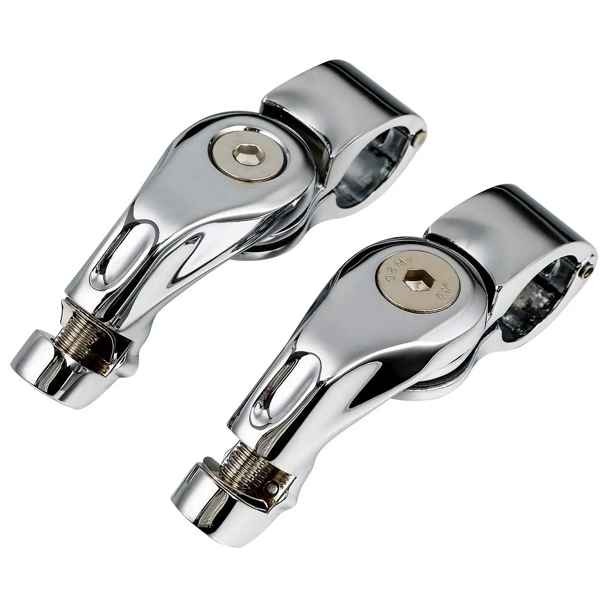 Motorcycle Adjustable Pedal Bracket Set Bumper Bracket 32mm For Harley Dynamo Big Glide Street Glide King of the Road