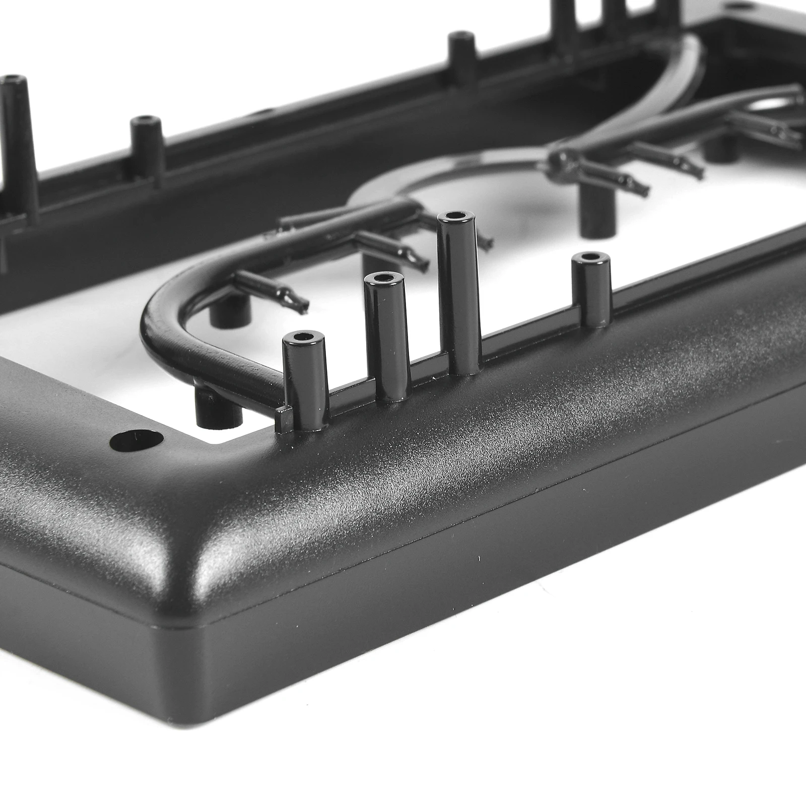 Universal dos 2 doble Din Radio de coche Fascia 7 a 9 pulgadas estéreo de coche Panel de unidad central tablero marco de montaje Kit de molduras placa frontal