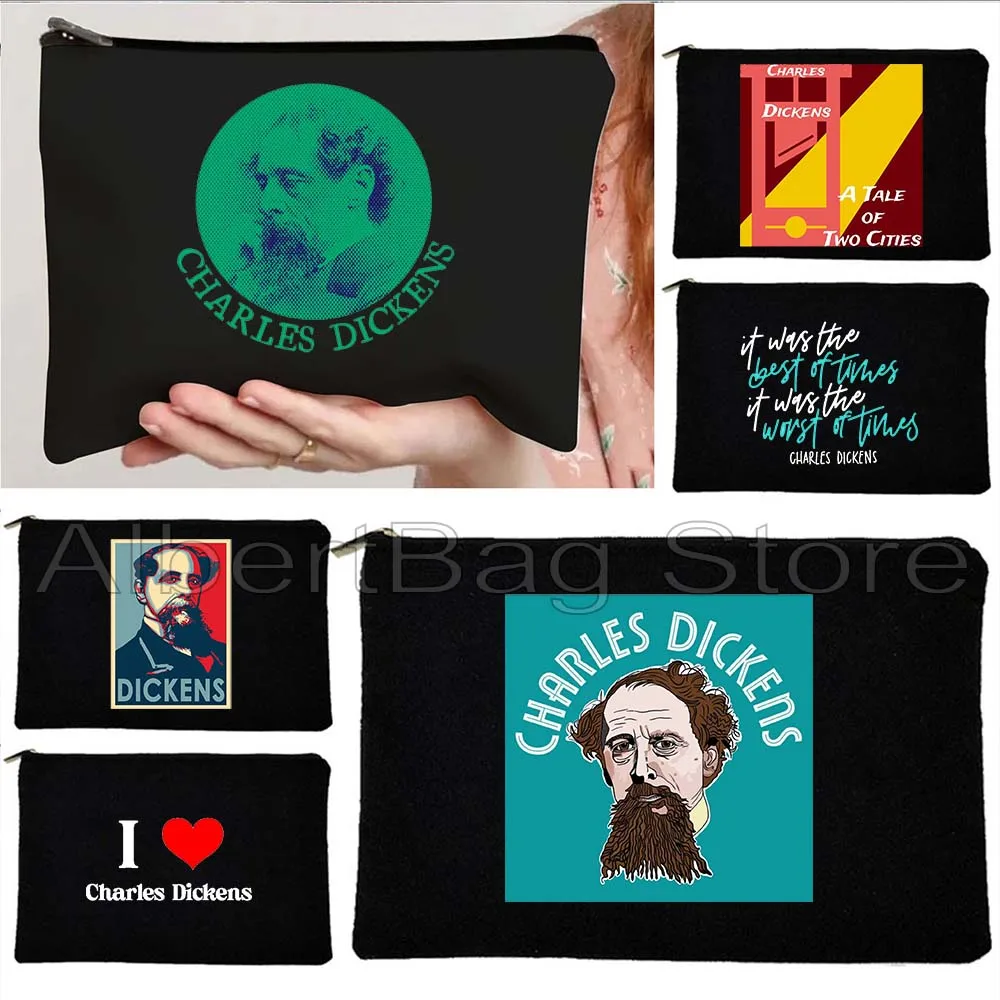 

A Tale of Two Cities Charles Dickens Classic Novel Literature Book Lover Fan Gifts Cosmetic Makeup Toilet Bag Pencil Case Pouch