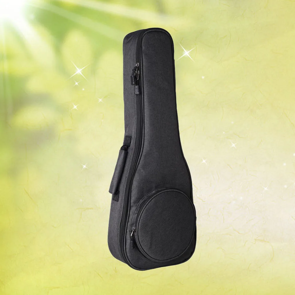 

23 -inch Ukulele Bag Guitar Canvas Small Dark Grey Package Musical Instrument Case