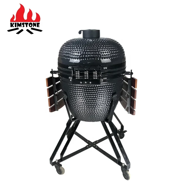 KIMSTONE 23 inch XL L size Large Kamado Ceramic Bbq outdoor Charcoal Kamado Grill Asador Chargrill Fours Boi