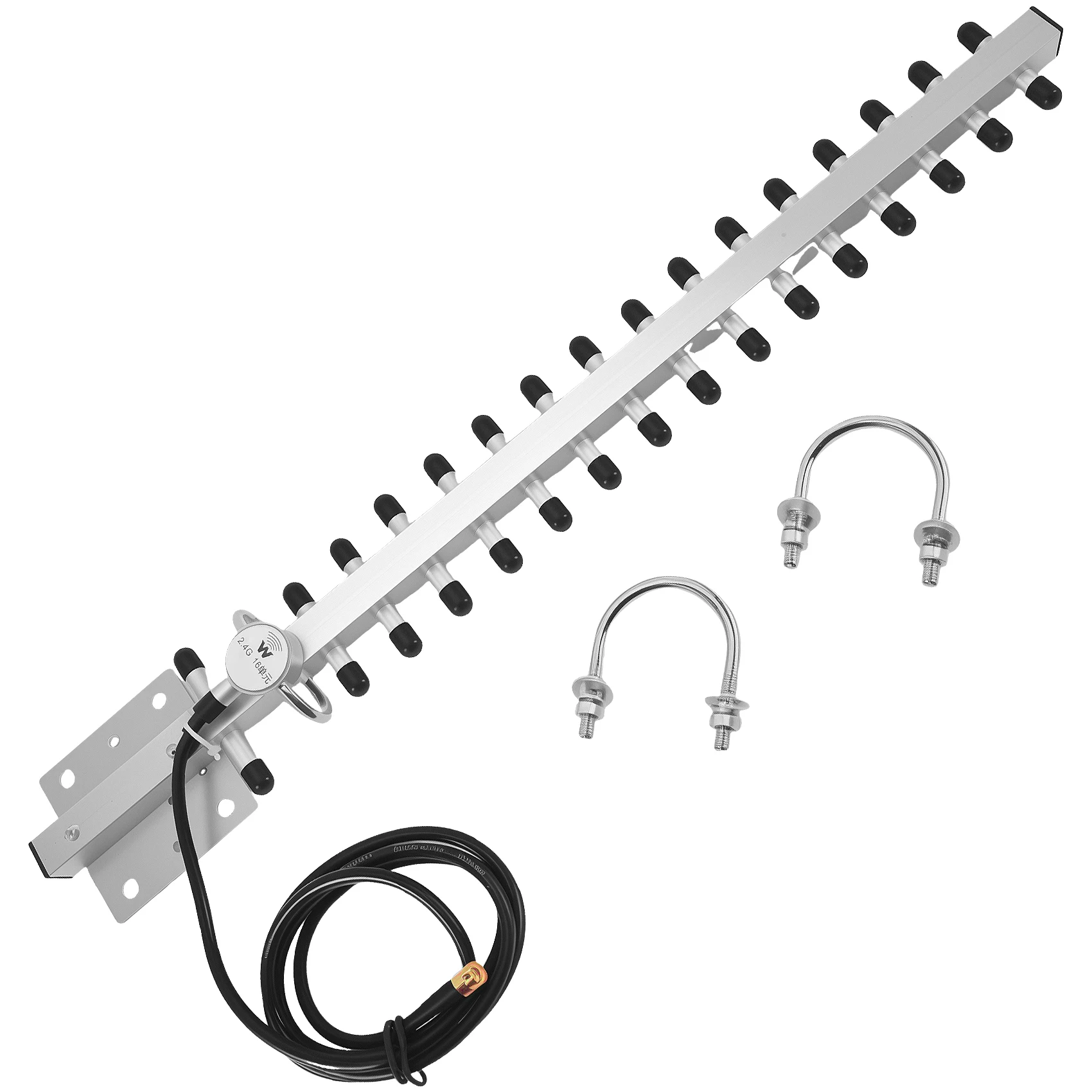 A33T-2.4Ghz Wifi Antenna 25Dbi Rp Sma Outdoor Wireless Yagi Antenna Directional Booster Amplifier Modem Cable
