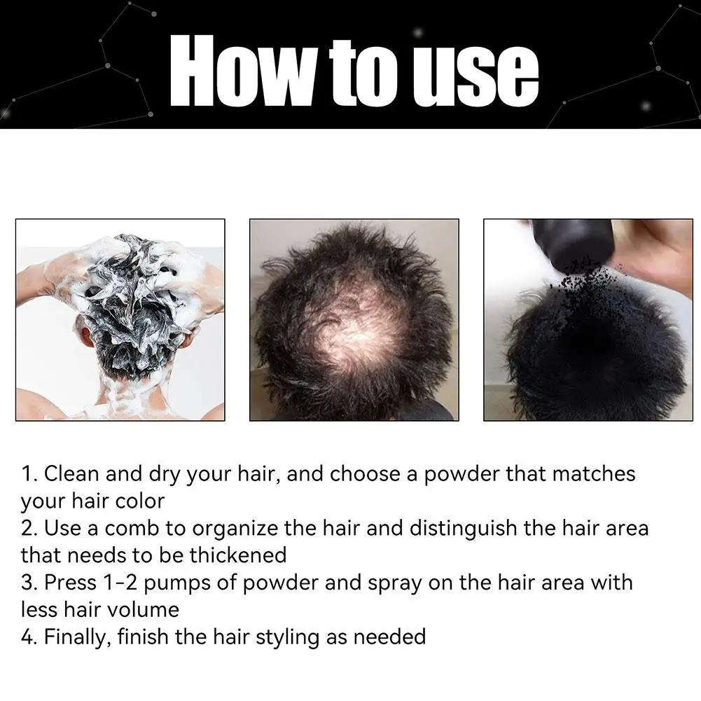 بخاخ ألياف الكيراتين لبناء الشعر ، 3 ألوان ، سماكة ، تساقط الشعر ، كونسيلر ، إعادة نمو ، مساحيق فورية ، V8u0 ، 15 جم