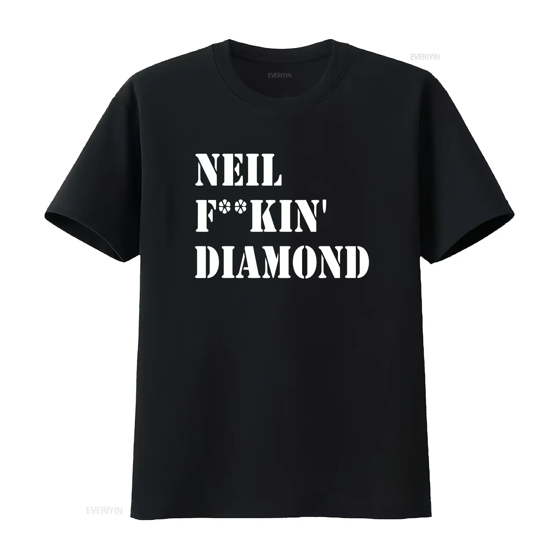 New Neil Diamond Tonight Black T Shirt Size S 2XL vintage Washed designer clothes Unisex Stylish Comfortable Stretched