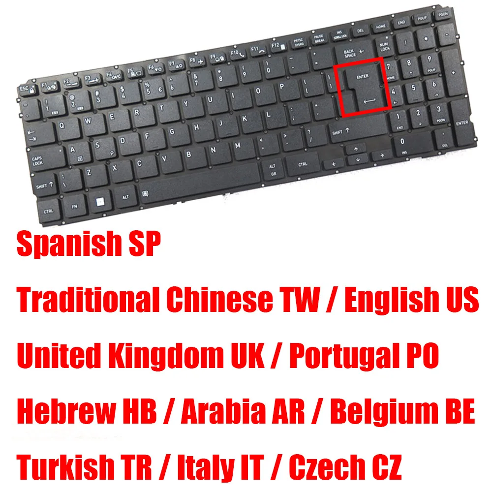 

US UK TW PO TR SP HB IT CZ BE FR AR Laptop Keyboard V6323A PK133Y11A02 05 07 08 09 11 13 17 18 19 20 PK133Y11B00 02 LK133TX1C00