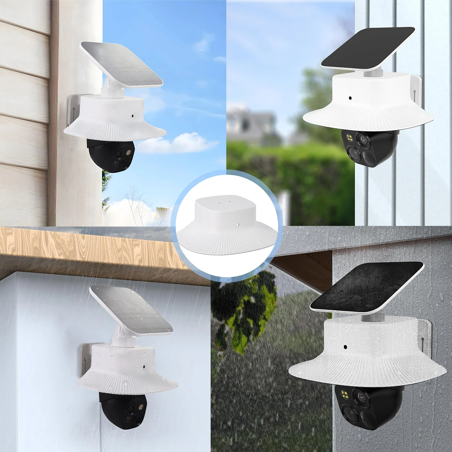 Penutup Pelindung Matahari dan Hujan untuk eufy Security SoloCam S340 - Pelindung Tahan Cuaca, Tahan UV, Tahan Hujan, Tahan Debu