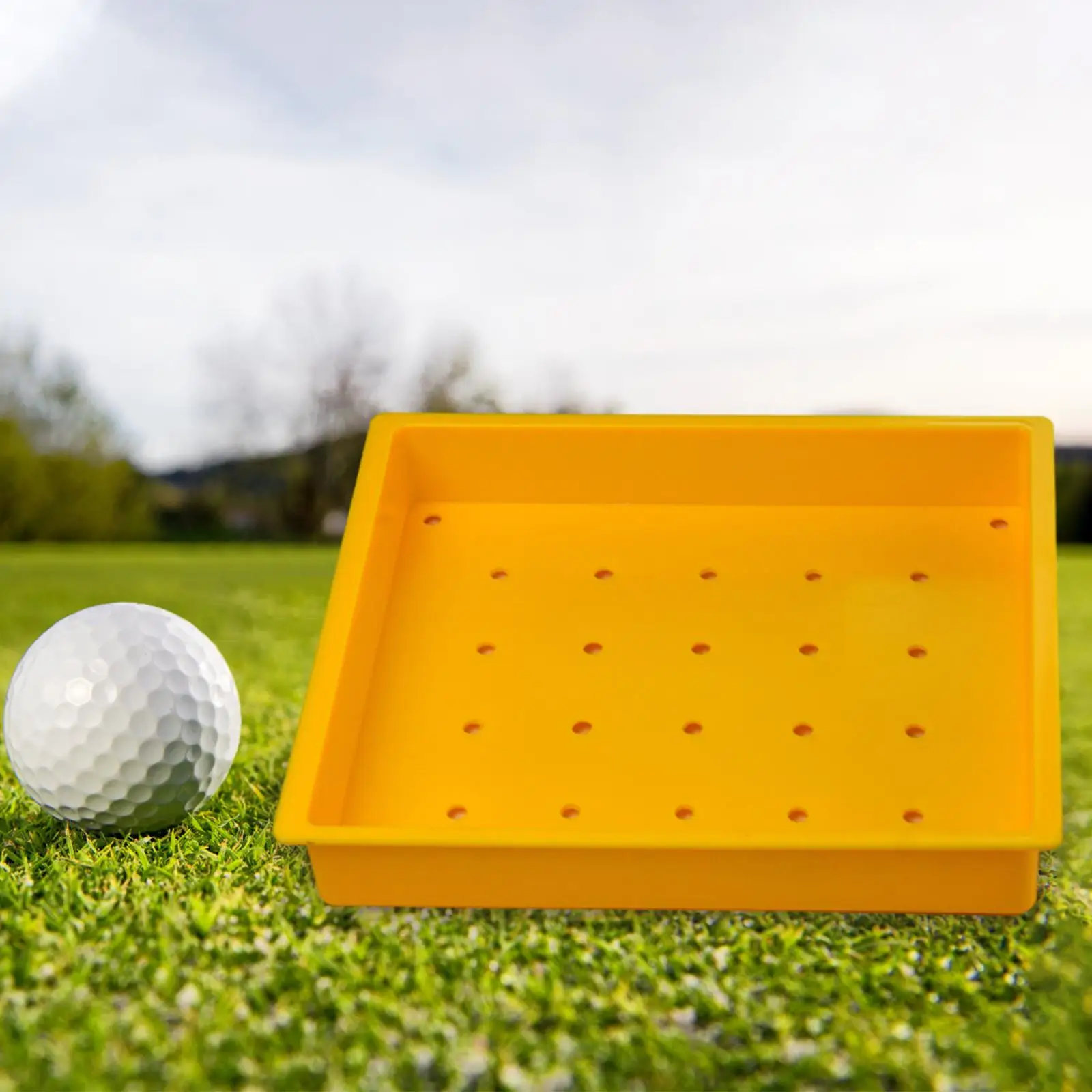 Premium Large Golf Ball Tray Driving Range Golfball Holder Container Baskets