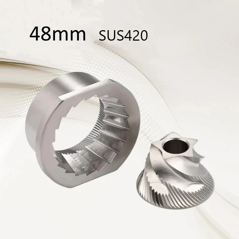 Precision Fit Conical Burrs 48mm Compatible with Jura Barista Espresso Coffee Machines Grinders for Saeco Magic/Royal/Strato
