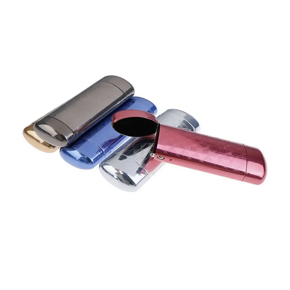 Hard Metal Glasses Box New Fashion Superior Aluminum Metal Eyeglasses Accessories Capsule Flip Portable Sunglasses Protector image 4