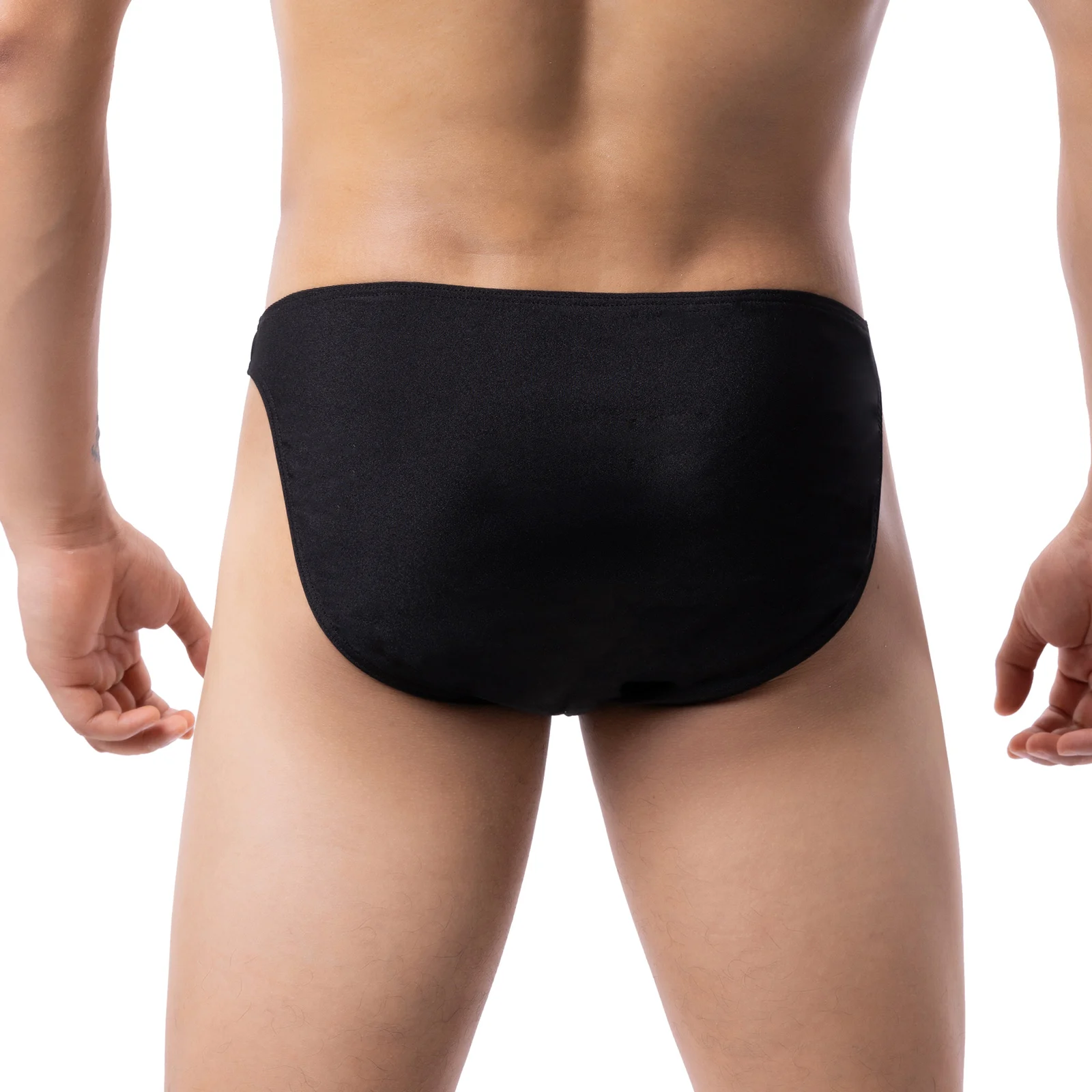 CLEVER-MENMODE Sexy Lingerie Briefs Erotic Long Penis Pouch Panties Men Underwear Feather Birds Eyes Beak Fetish Underpants