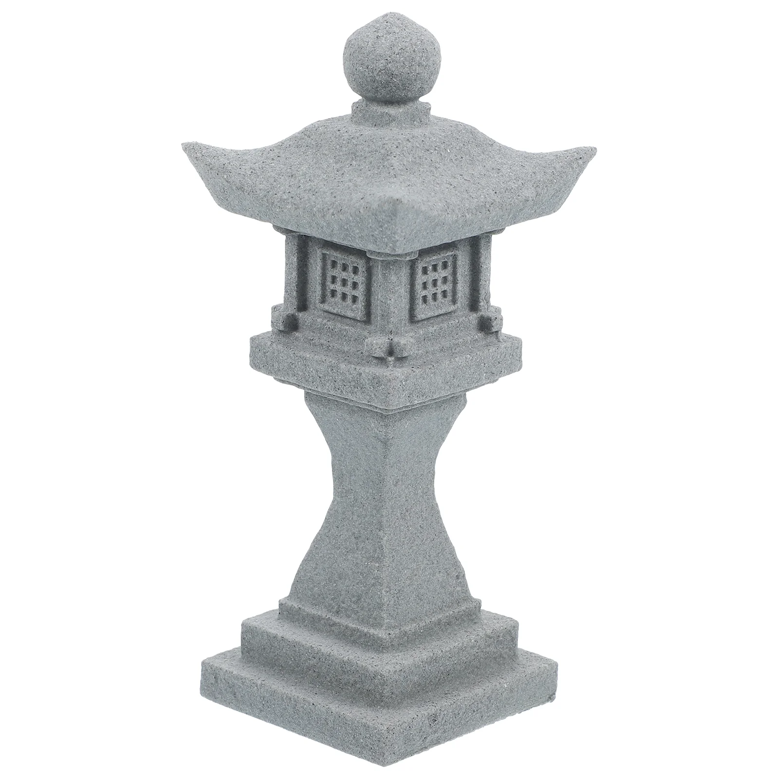 Imitation Stone Lantern Pagoda Model Statue Sand Table Pavilion Mini Japanese-style Micro Landscape Decoration