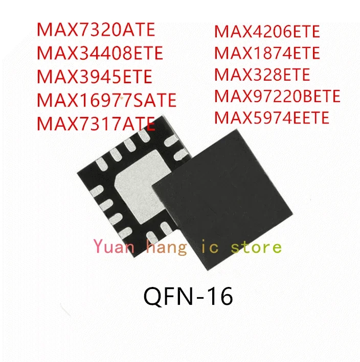 

10 шт. MAX7320ATE MAX34408ETE MAX3945ETE MAX16977SATE MAX7317ATE MAX4206ETE MAX1874ETE MAX328ETE MAX97220BETE MAX5974EETE IC