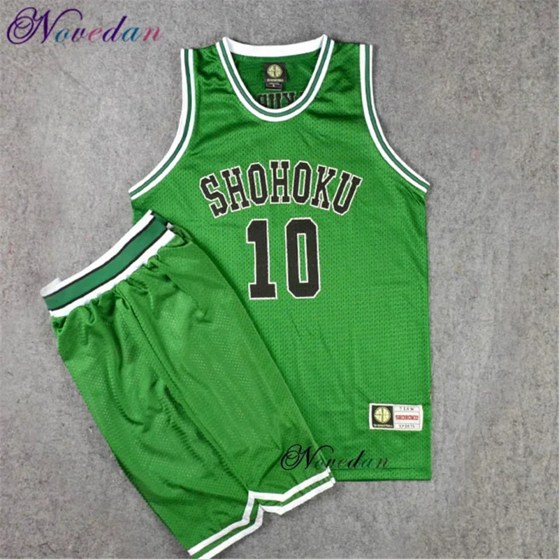 Slamdunk Jersey Shohoku School Basketball Team Kaede Rukawa Hanamichi Sakuragi Shirt Sports Wear Uniform Anime Cosplay Costume U