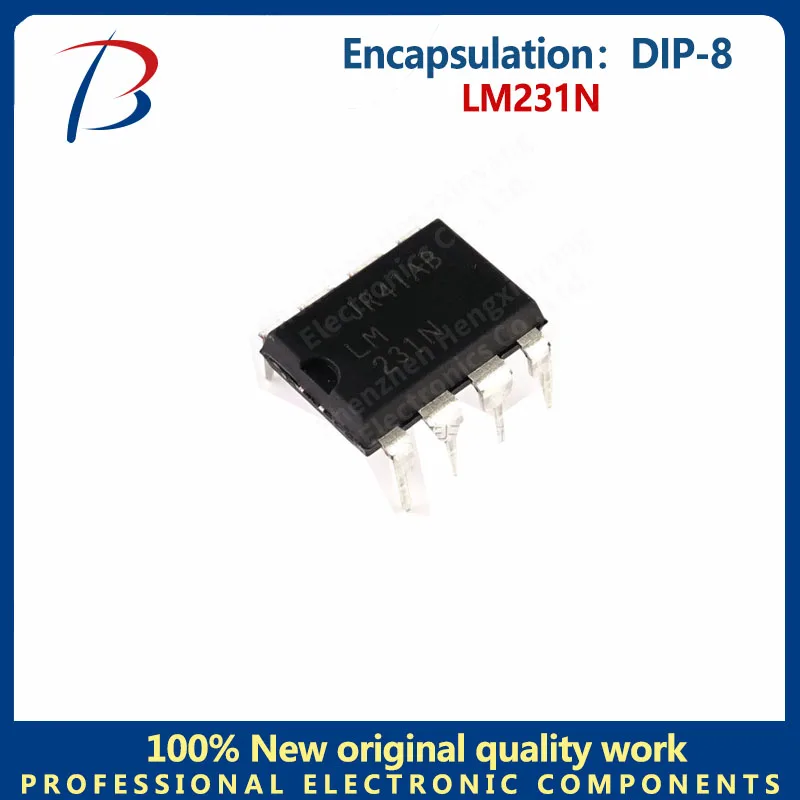 10PCS  LM231N In-line DIP-8 voltage-frequency converter silkscreen LM231N