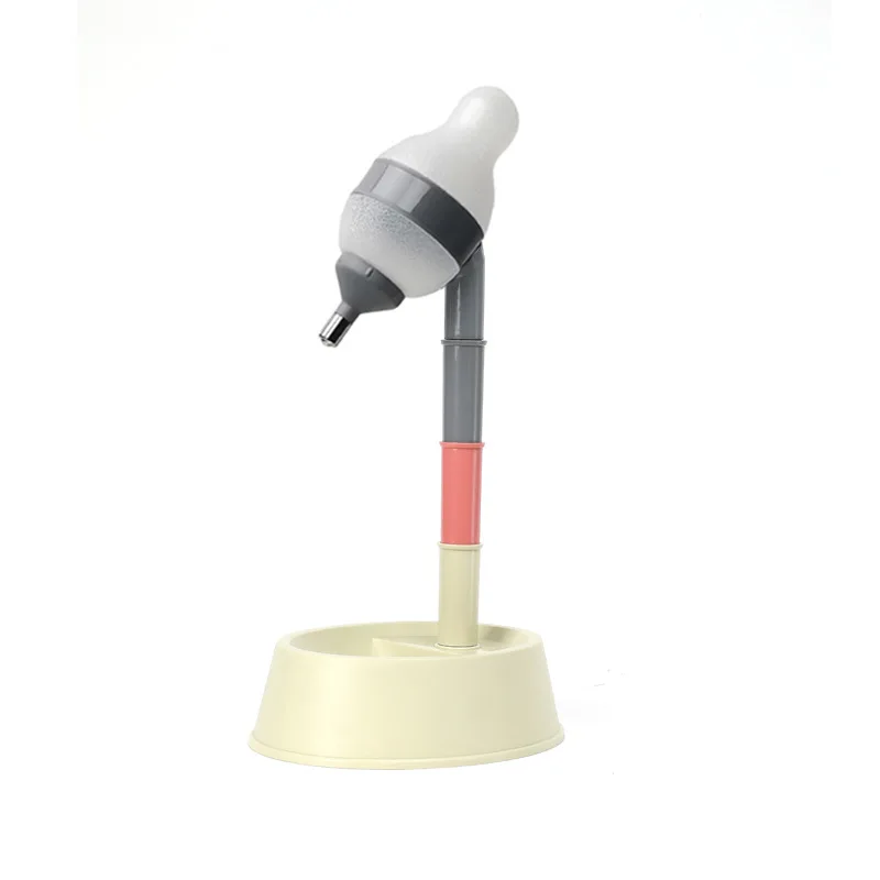 Adjustable Pet Height Water Dispenser Dogs Drinking Pot Cat Water Fountain Licking Not Wet Mouth and Chin Dog WaterBottle