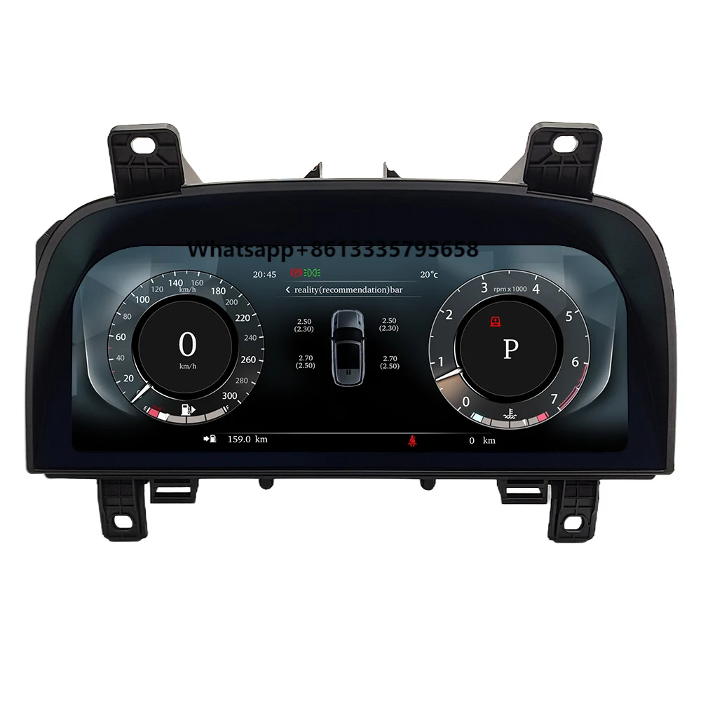 

Navihua Car Screen Display Speedometer 12.3 LCD Dashboard Instrument Digital Cluster for Land Rover Discovery 4