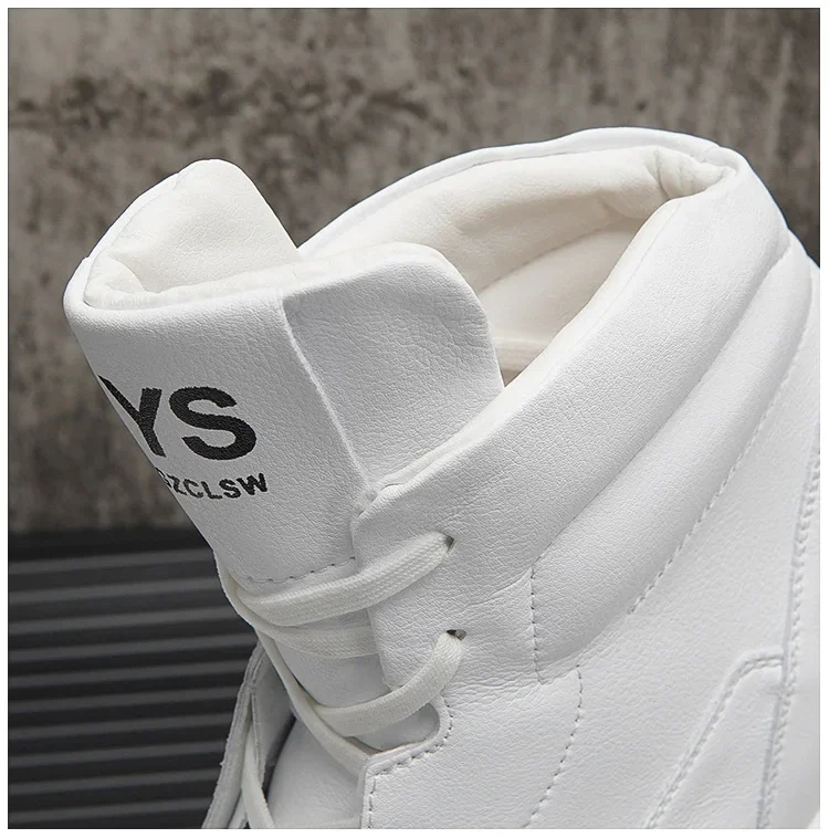 New Designer Platform Shoes for Men Chunky Sneaker Fashion Leather Casual Sport Shoes Comfortable Thick-soled Athletic Shoes