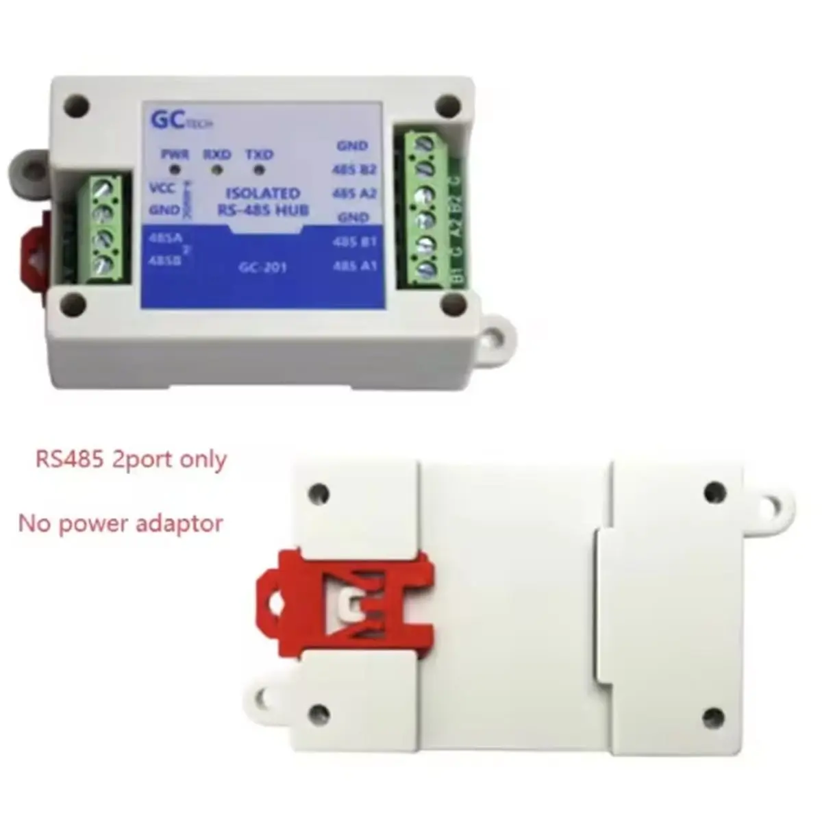 (A99Z] 485 Repeater 1 Into 2 Port Hubs RS485 Photoelectric Isolation Signal Amplification Extender Protection