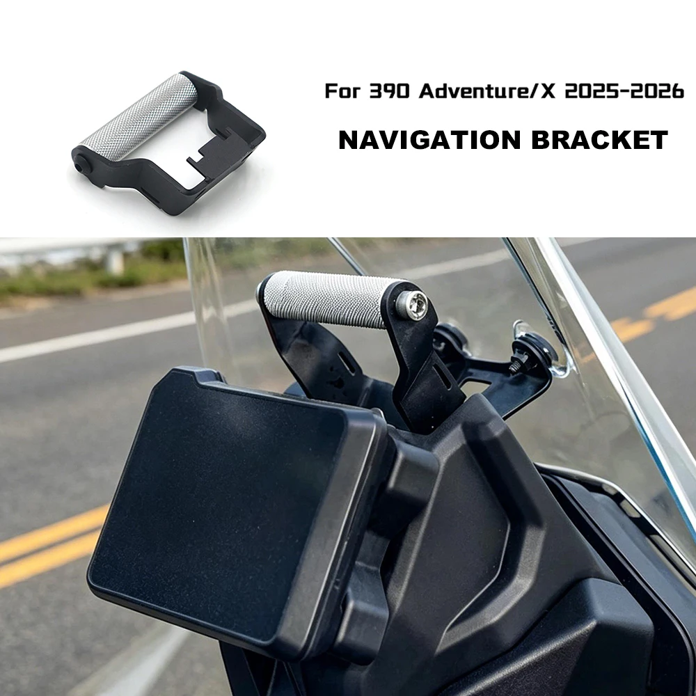 

For 390 Adventure X Mobile Phone Navigation Holder Base Mount Bracket 390 Adv X Dashcam 2025-2026 Accessories GPS Plate Bracket