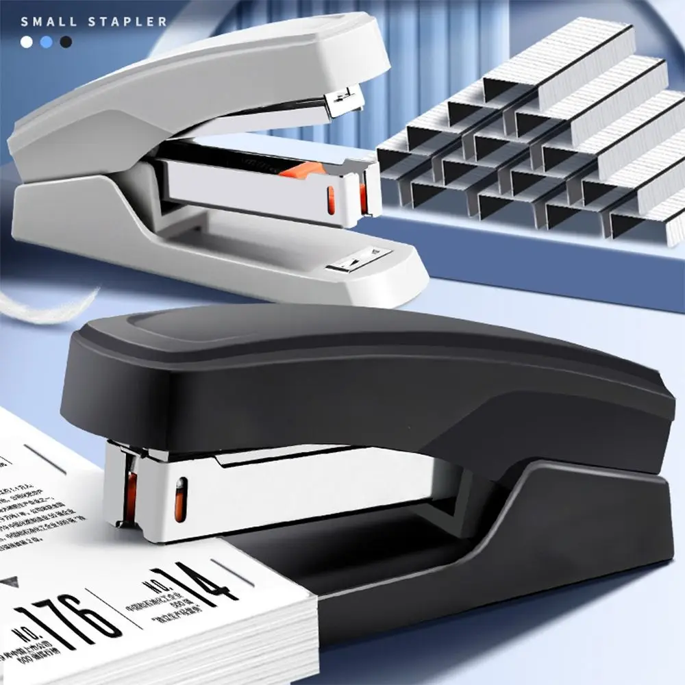 Creative ใช้ 24/6 Staples Stapler สี Mini แบบพกพาเครื่องเย็บได้อย่างง่ายดายขนาดใหญ่ Bookbinding เครื่องสํานักงานโรงเรียน