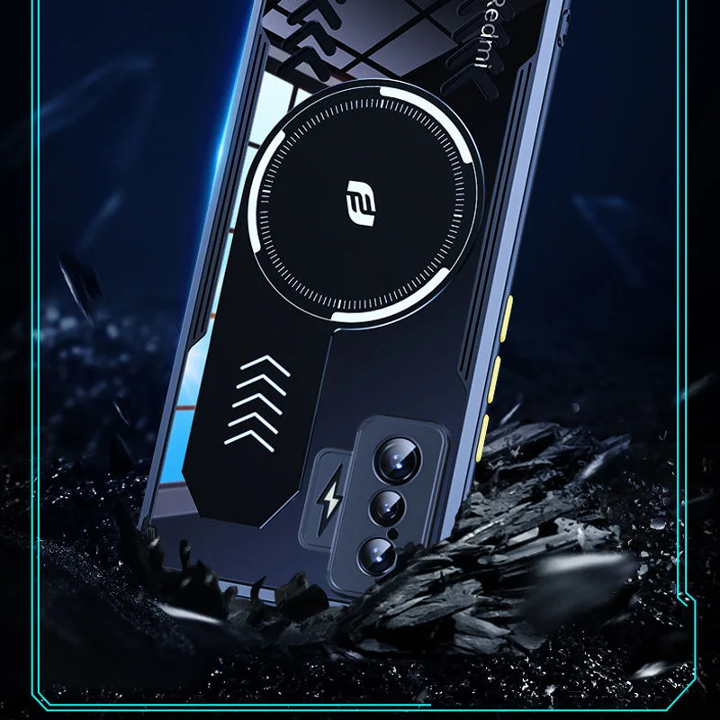 For Xiaomi Poco F4 GT Cooling Case Graphene Aluminum Alloy Game