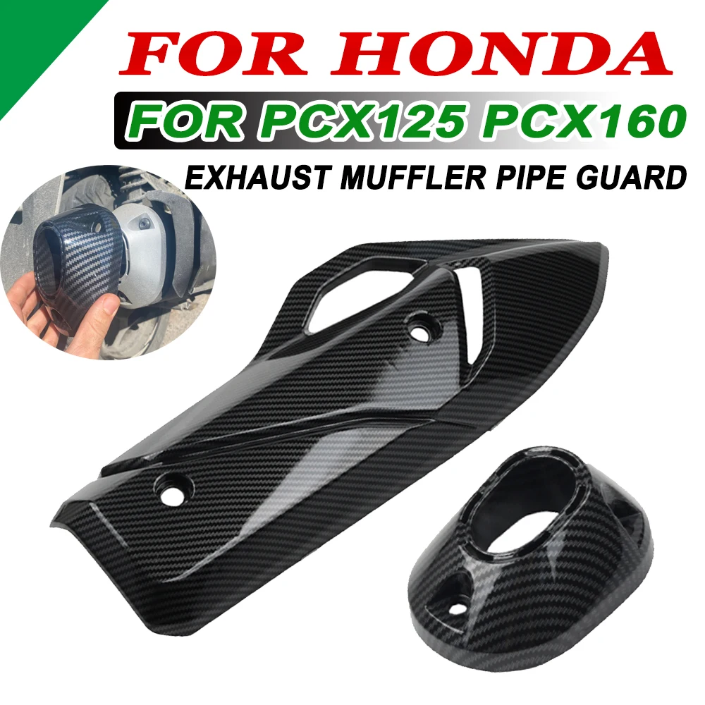 

Motorcycle Exhaust Muffler Pipe Heat Shield Thermal Insulation Cover Tail Guard For Honda PCX160 PCX 160 125 PCX125 2021 - 2023