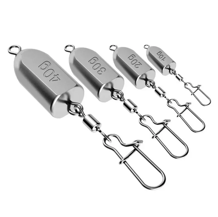 5PCS 10g/15g/20g/25g/30g/40g/50g/60g Lead Sinker Concave Bottom Roadrunner Tapering Sinkers Fishing Connector Tackle