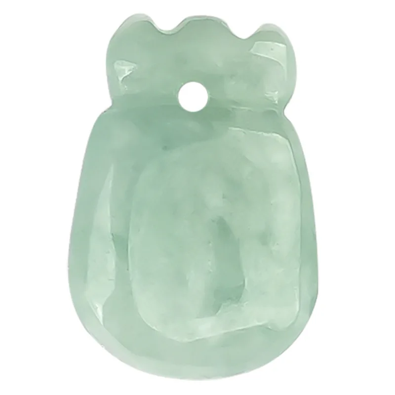 Natuurlijke Myanmar A-Grade Jade Kleine Zegen Tas Jadeite Losse Kralen Handgemaakt Diy Materiaal Kralen Opknoping Accessoires