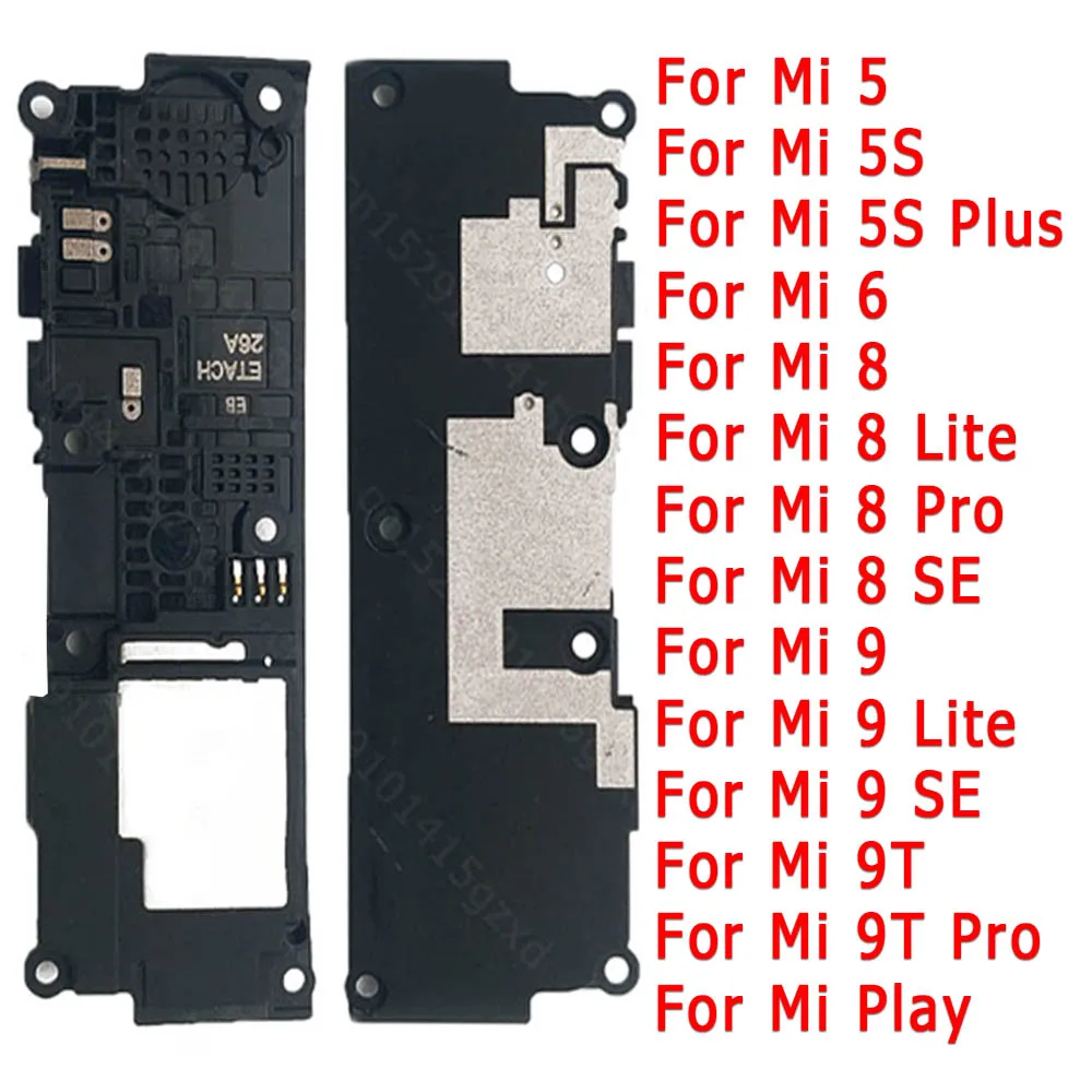 Buzzer Ringer For Xiaomi Mi 5 5S Plus 6 8 Lite 9 SE 9T Pro Play Loudspeaker Bottom Loud Speaker Repair Spare Parts