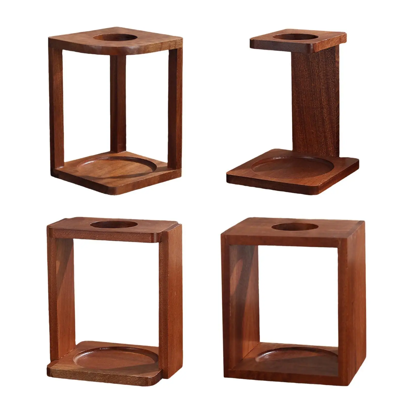 

Подставка для чашки с фильтром для кофе, деревянная подставка для капельницы для кофе в стиле ретро для отеля