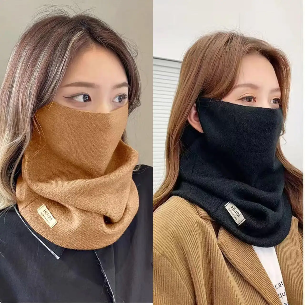 Autumn Winter Multi-use Ear Protection Neck Gaiter, Warm Windproof Cycling Scarf, Versatile Headscarf Neck Cover
